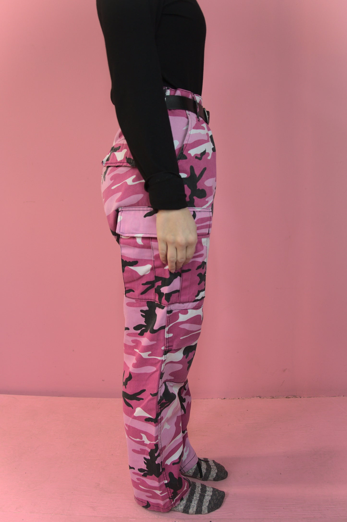 Pantalon camo rose