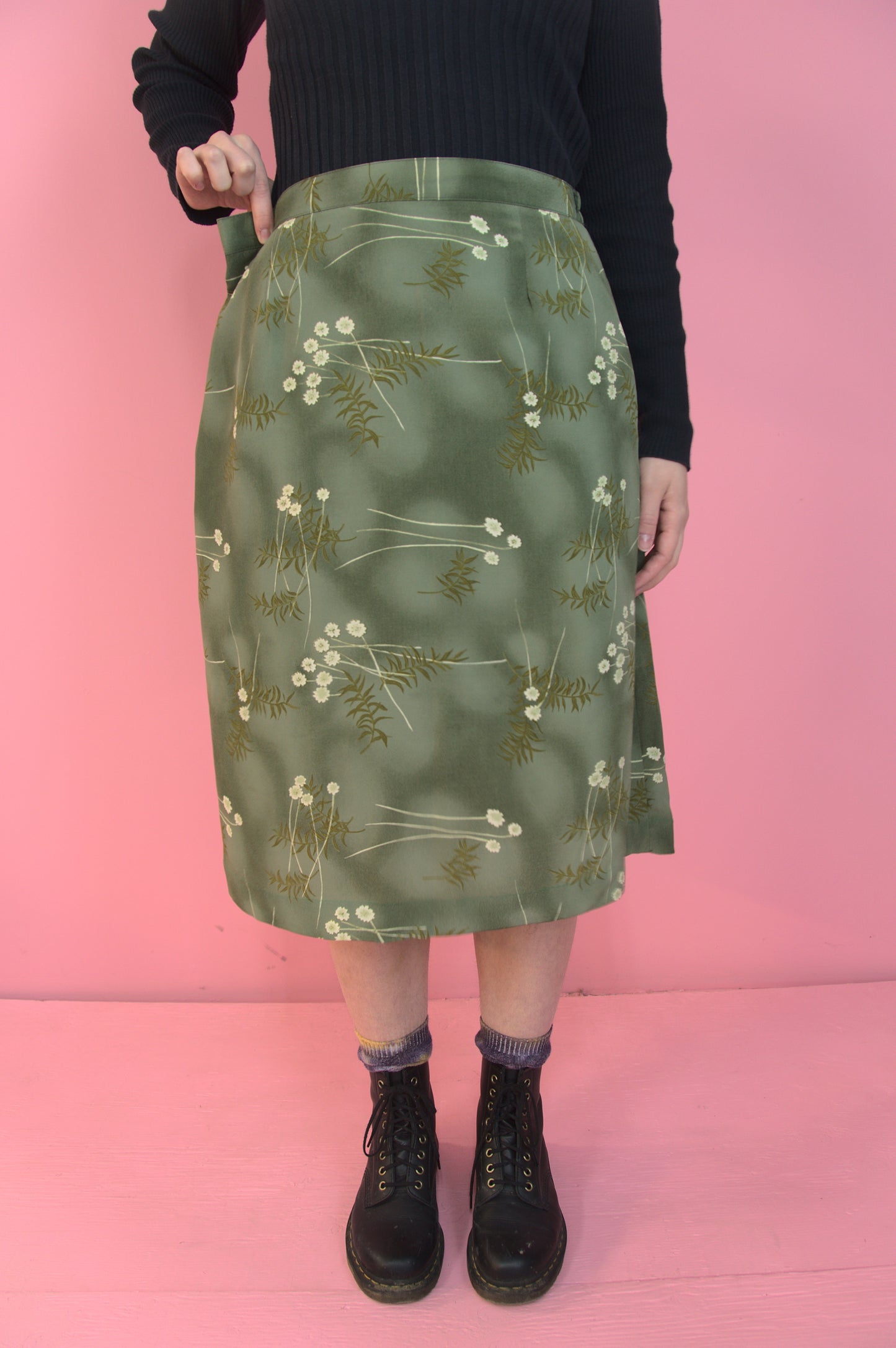 Jupe fleurs sauvages