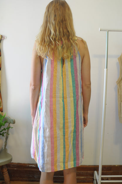 Robe en lin bord de plage
