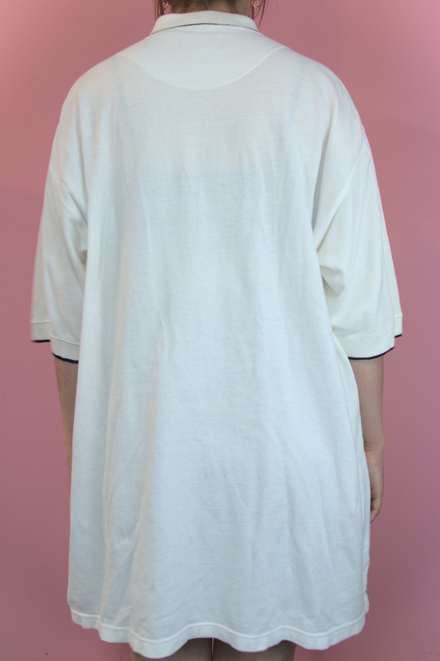 Long polo blanc