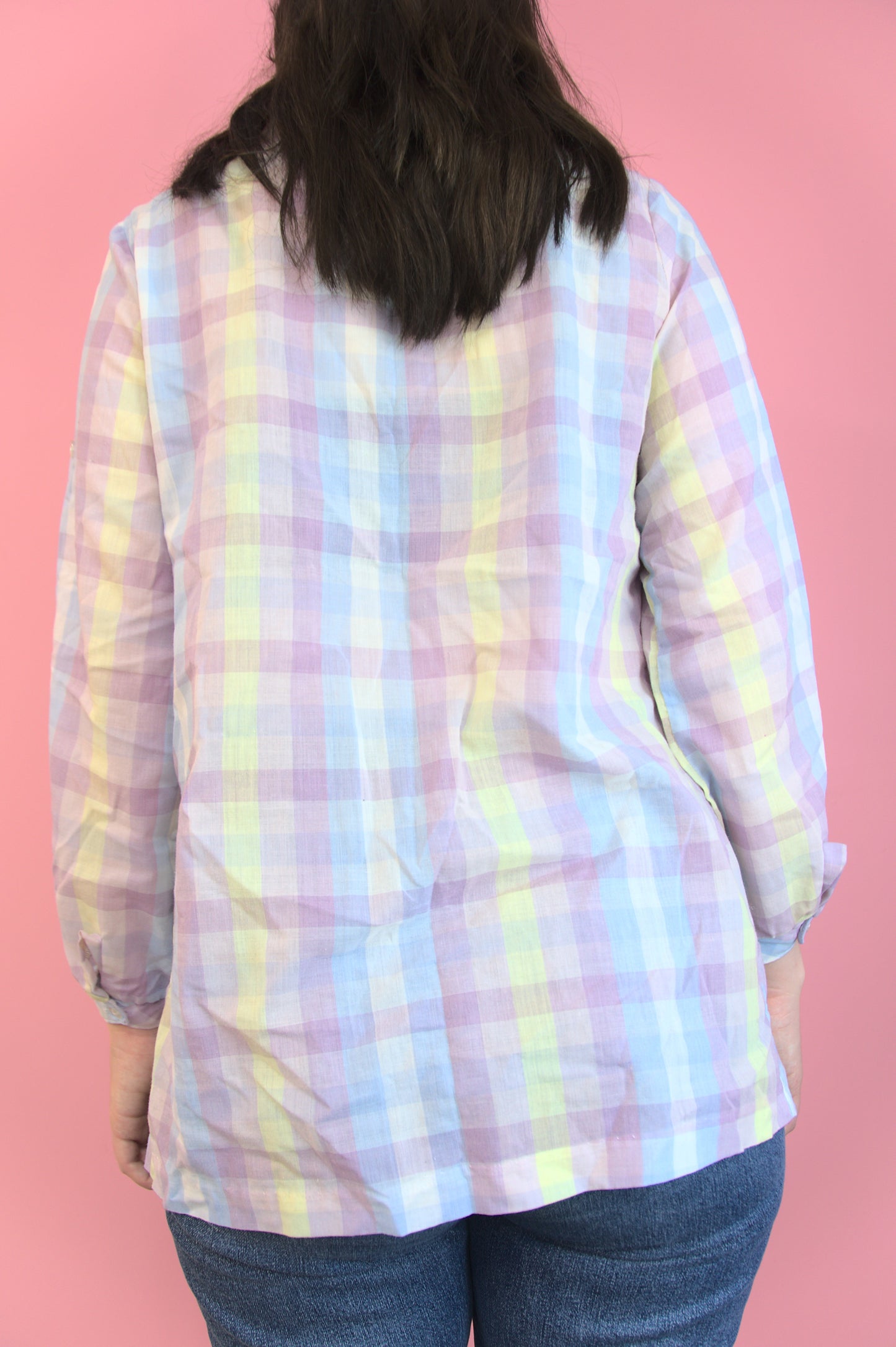 Chemise carreaux pastel